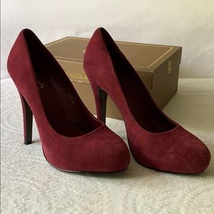 ASH | Burgundy Suede Pumps